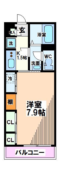 リブリ国立北 間取り
