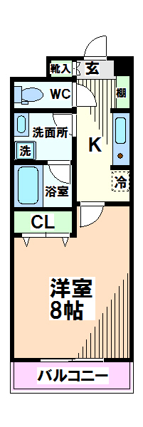 オーチャードヒル  間取り
