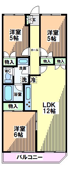 コーポ田所  間取り