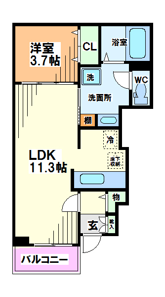 カルムシャンブル 間取り