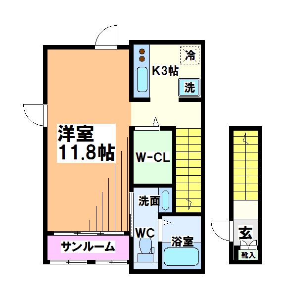 カーサズッカ  間取り