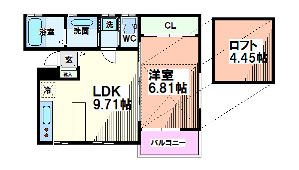 東京都国分寺市日吉町２丁目 間取り