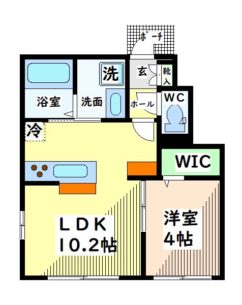 東京都昭島市昭和町５丁目 間取り
