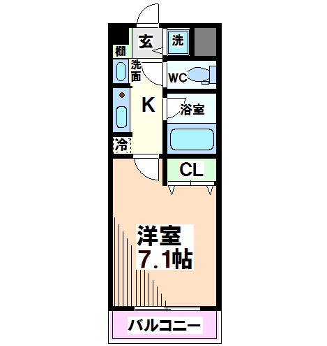 オーチャードヒル  間取り