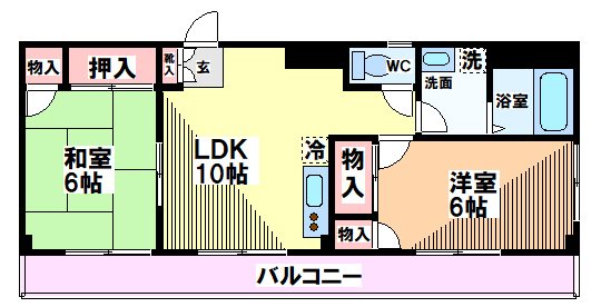ベルメゾン国分寺 間取り