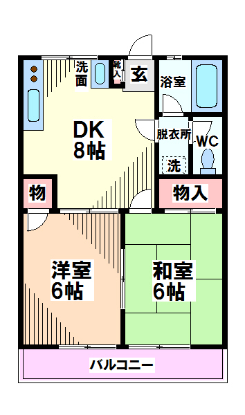 国分寺ヴィレッジ   間取り