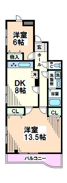 オークハウス国立 間取り