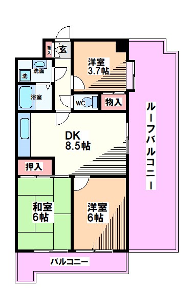 サンコート椙田  間取り