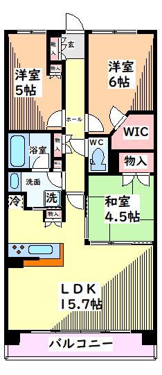 クレヴィア豊田多摩平レジデンス  間取り