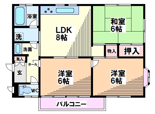 オパール国立 間取り
