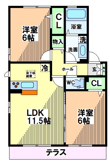 エスポワール  間取り