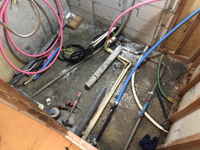 水漏れ改修工事完了しました♪