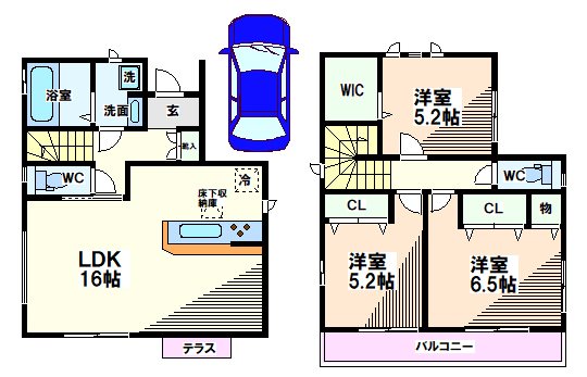 Kolet府中西府 間取り