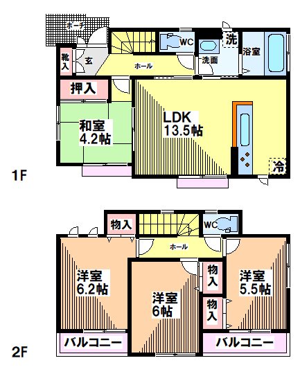 小金井市貫井南町戸建  間取り