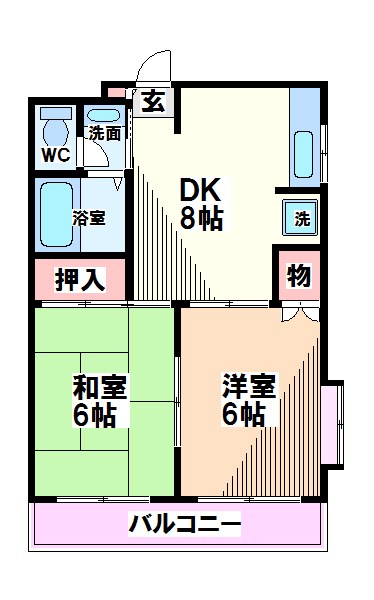 イーストタウン国立 間取り