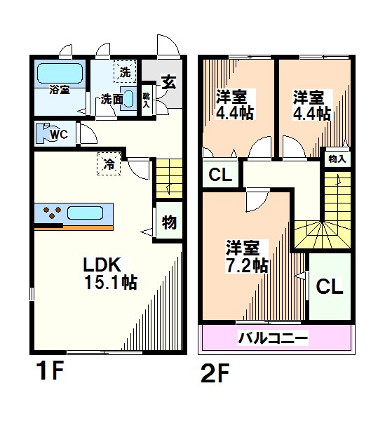 イデアールハオス  間取り