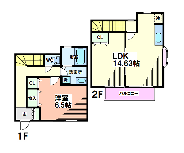 エンデハウス   間取り