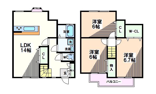 アゼリアコート国立  間取り