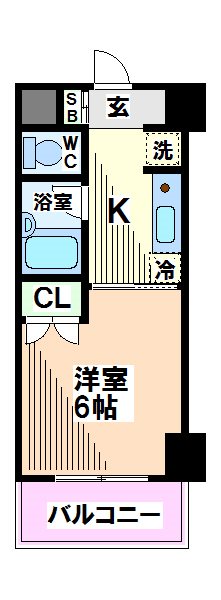 東京都国立市東１丁目 間取り