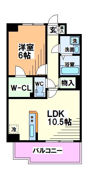 フォレスト光  間取り