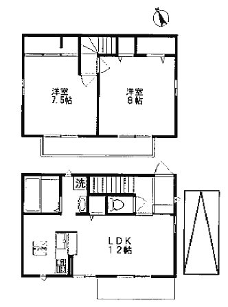 アイリス上水  間取り