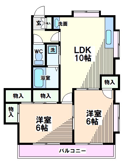 それいゆ一ツ橋壱番館  間取り