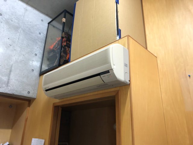エアコンの取り付けの現場調査！