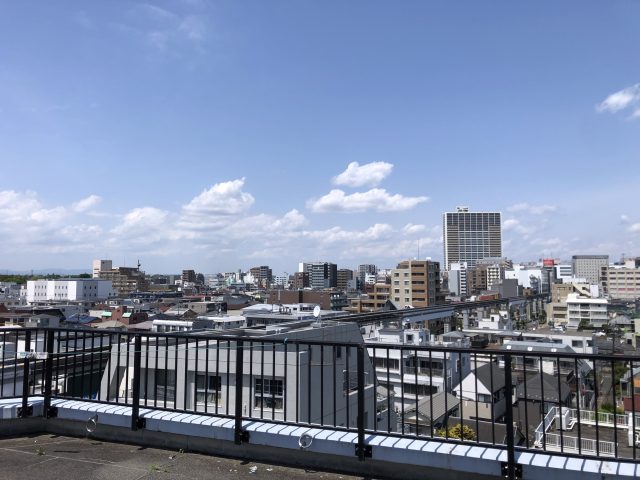 『屋上からの抜群の景色』！
